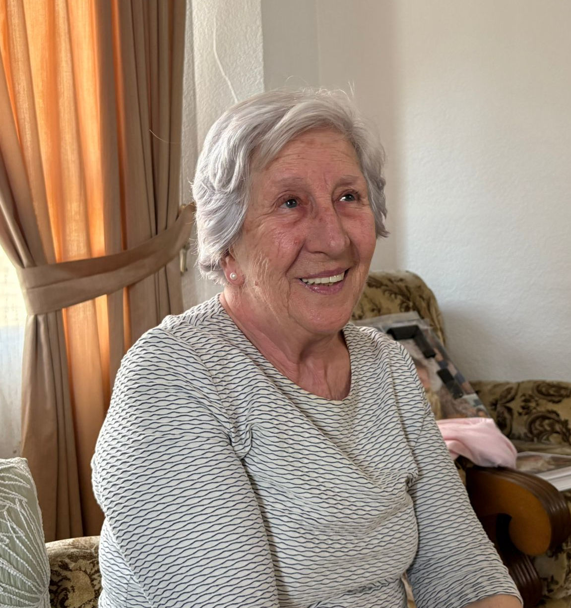 Mari in her orange groves